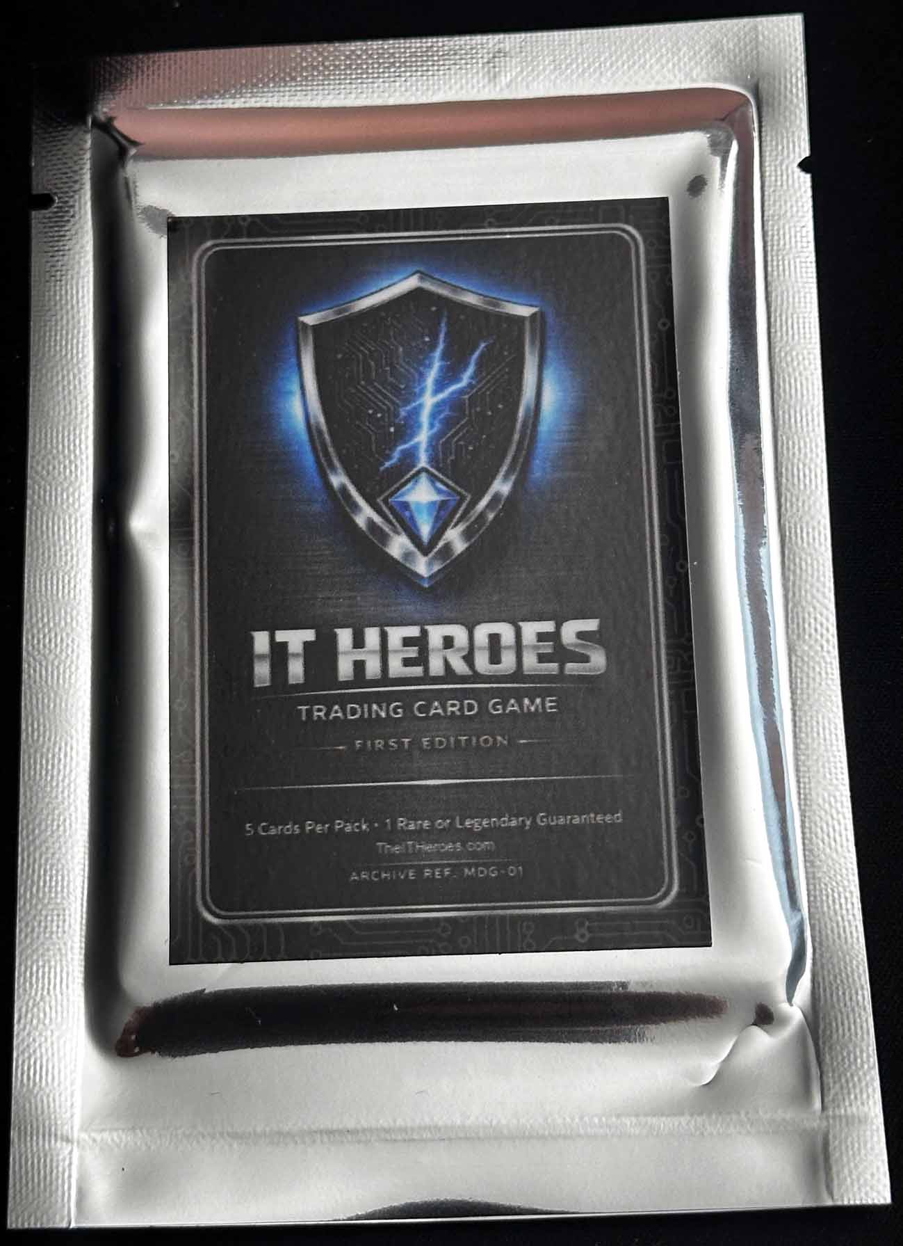 IT Heroes Trading Card Game Booster Pack for IT Professionals — First Responders Series Booster Pack