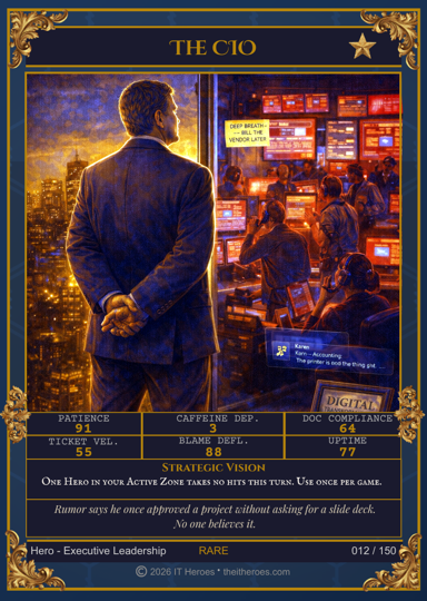 IT Heroes Trading Card Game Booster Pack for IT Professionals — First Responders Series Booster Pack